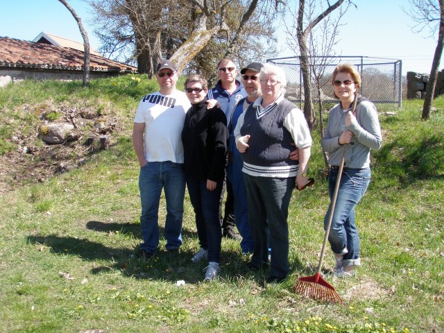 Städgänget, Peter, Ulrika, Michael, Jim, Gull, Helen 