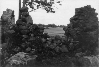 86, murpatri i nordväst sett inifrån foto Ivar Modéer 1927